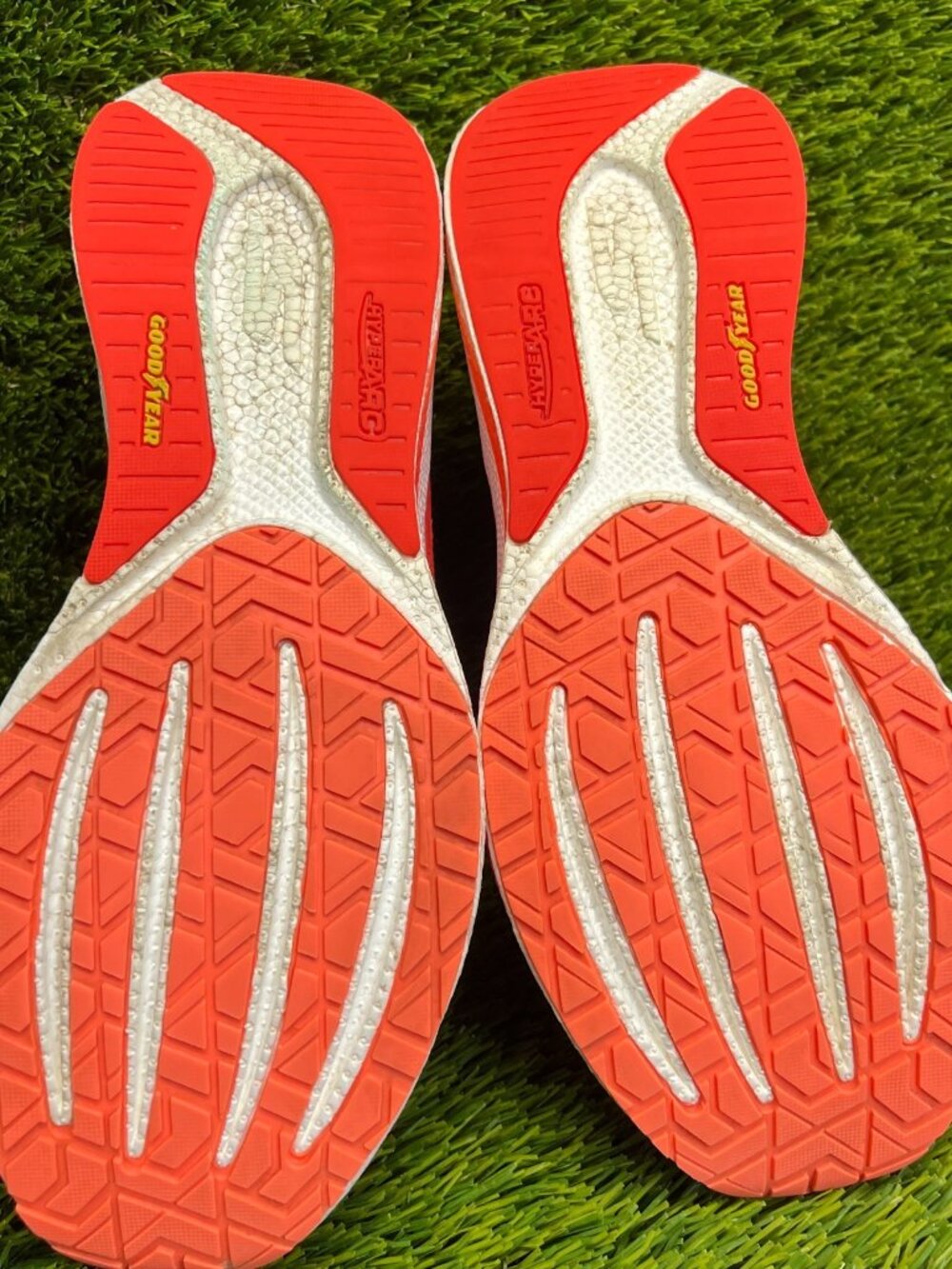 Skechers Go Run Razor 5 Womens Size 9 Orange Red Athletic Running Shoes Sneakers - Picture 8 of 11